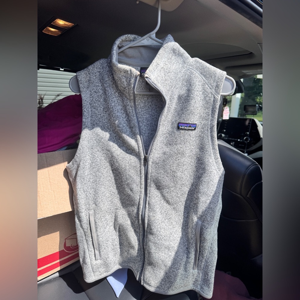 Patagonia Heather Gray Fleece Jacket